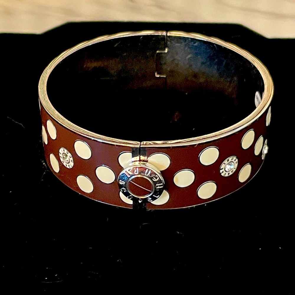 ❎ SOLD ❎ Henri Bendel Hot for Dots Polka Dot Bracelet Bangle - Picture 3 of 3
